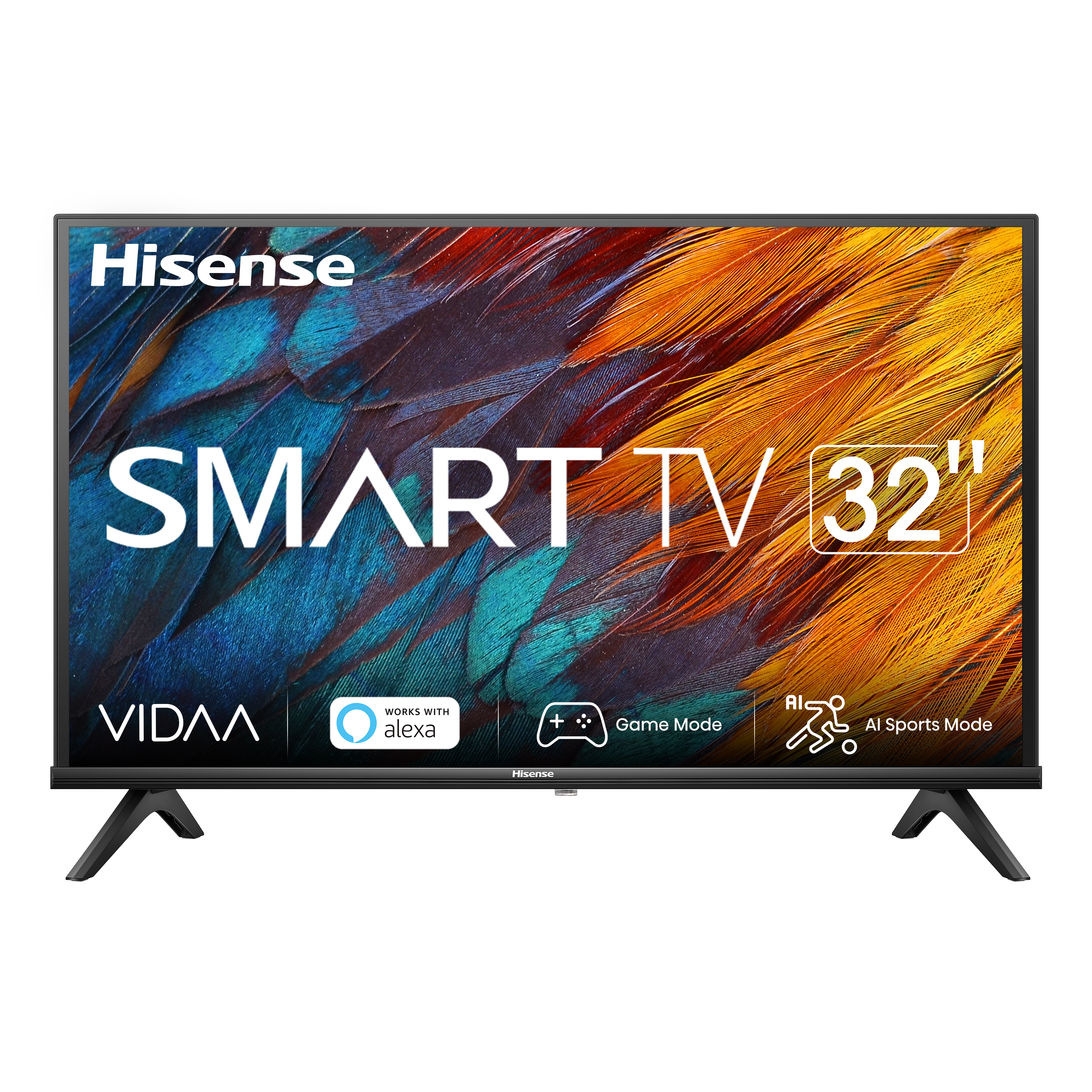 Hisense 32A4K 81,3 cm (32") HD Smart TV Wifi Zwart 200 cd/m²