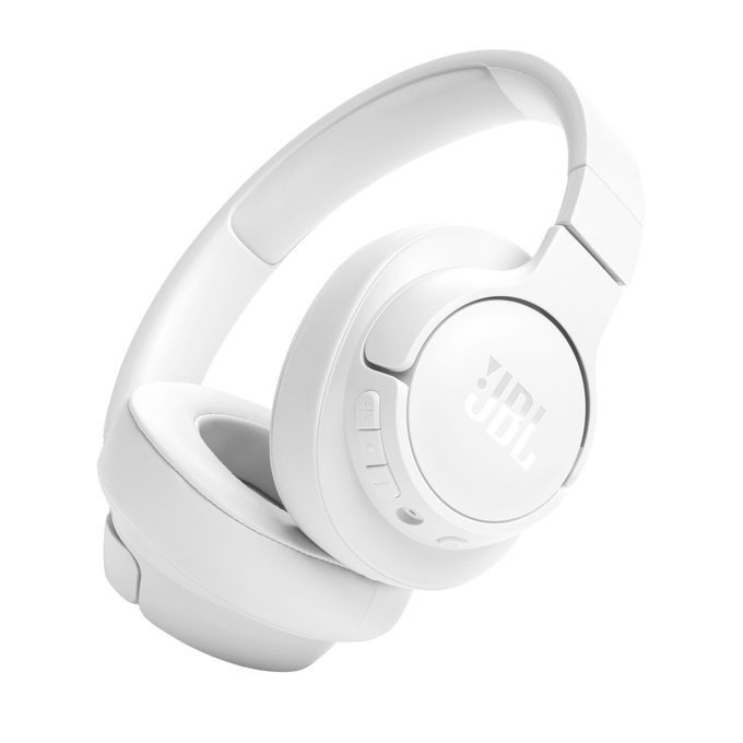 JBL Tune 720BT Headset Bedraad en draadloos Hoofdband Oproepen/muziek USB Type-C Bluetooth Wit