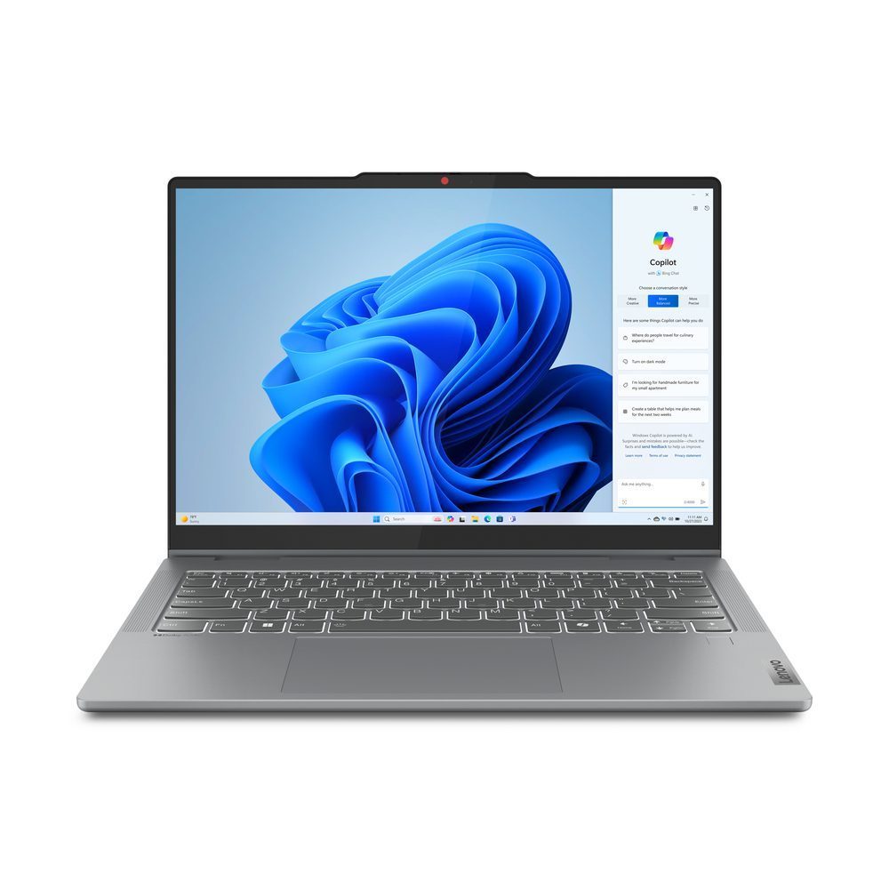 Lenovo IdeaPad 5 2-in-1 14IRH9 Intel® Core™ i5 i5-13420H Hybride (2-in-1) 35,6 cm (14") Touchscreen WUXGA 16 GB LPDDR5x-SDRAM 512 GB SSD Wi-Fi 6 (802.11ax) Windows 11 Home Duits Grijs