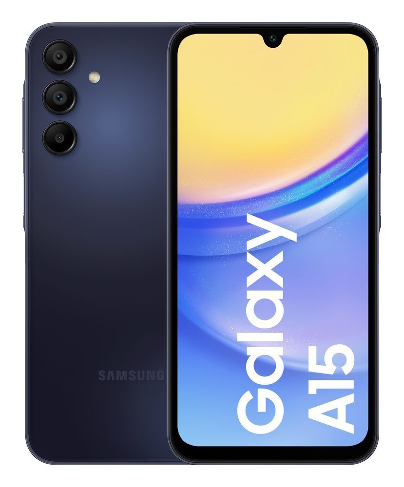 Samsung Galaxy A15 16,5 cm (6.5") Dual SIM Android 14 4G USB Type-C 4 GB 128 GB 5000 mAh Zwart, Blauw