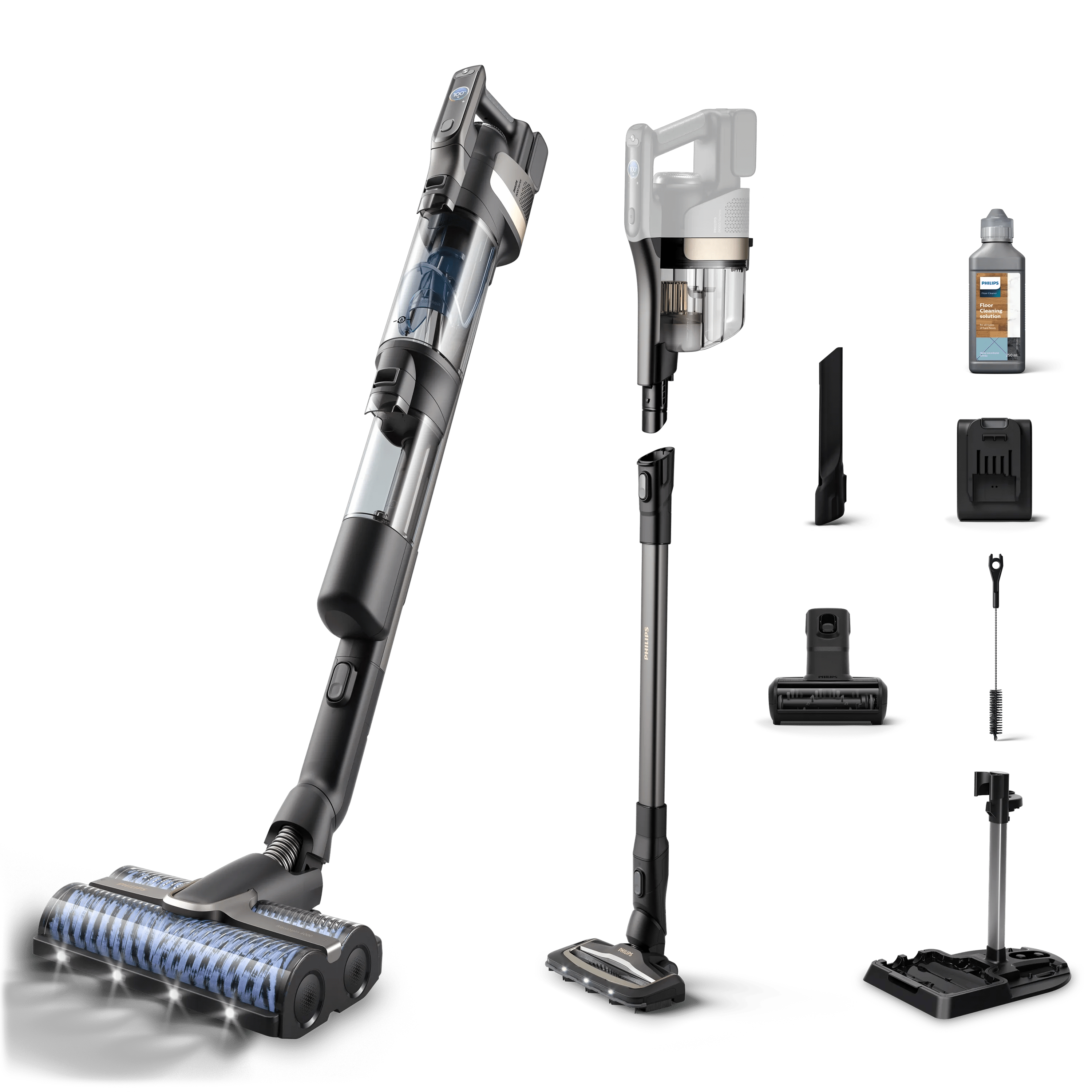 Philips 9000 Series AquaTrio snoerloze stofzuiger en dweil uit de 9000-serie