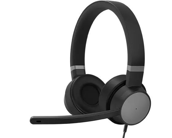 Lenovo Go Wired ANC Headset Bedraad Hoofdband Car/Home office USB Type-C Zwart