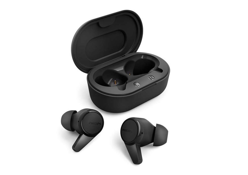 Philips 1000 series TAT1207BK/00 hoofdtelefoon/headset True Wireless Stereo (TWS) In-ear Oproepen/muziek Bluetooth Zwart